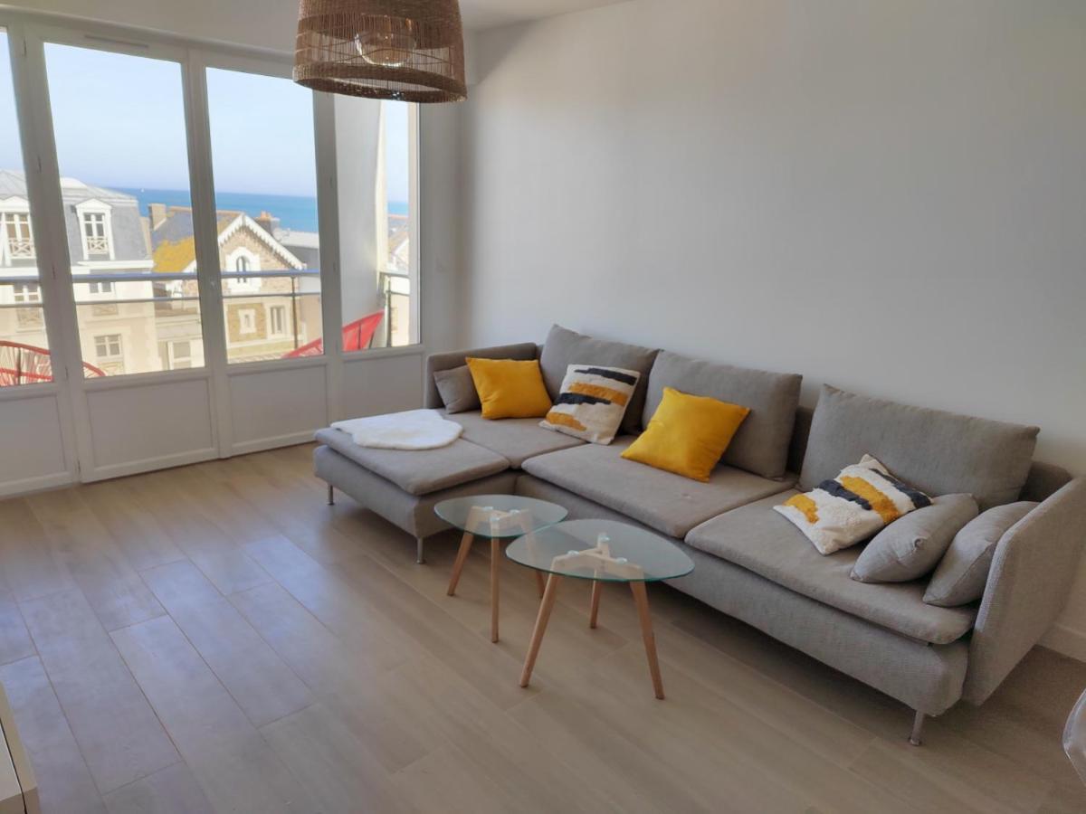 Ker Romain - Sea View - 3 Bedrooms Appt Saint-Malo Exterior foto